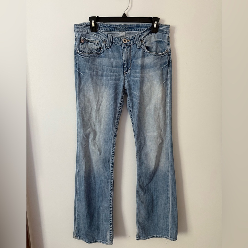 Vintage Big Star Maddie Women’s 19 Mid Rise Boot Cut Jeans